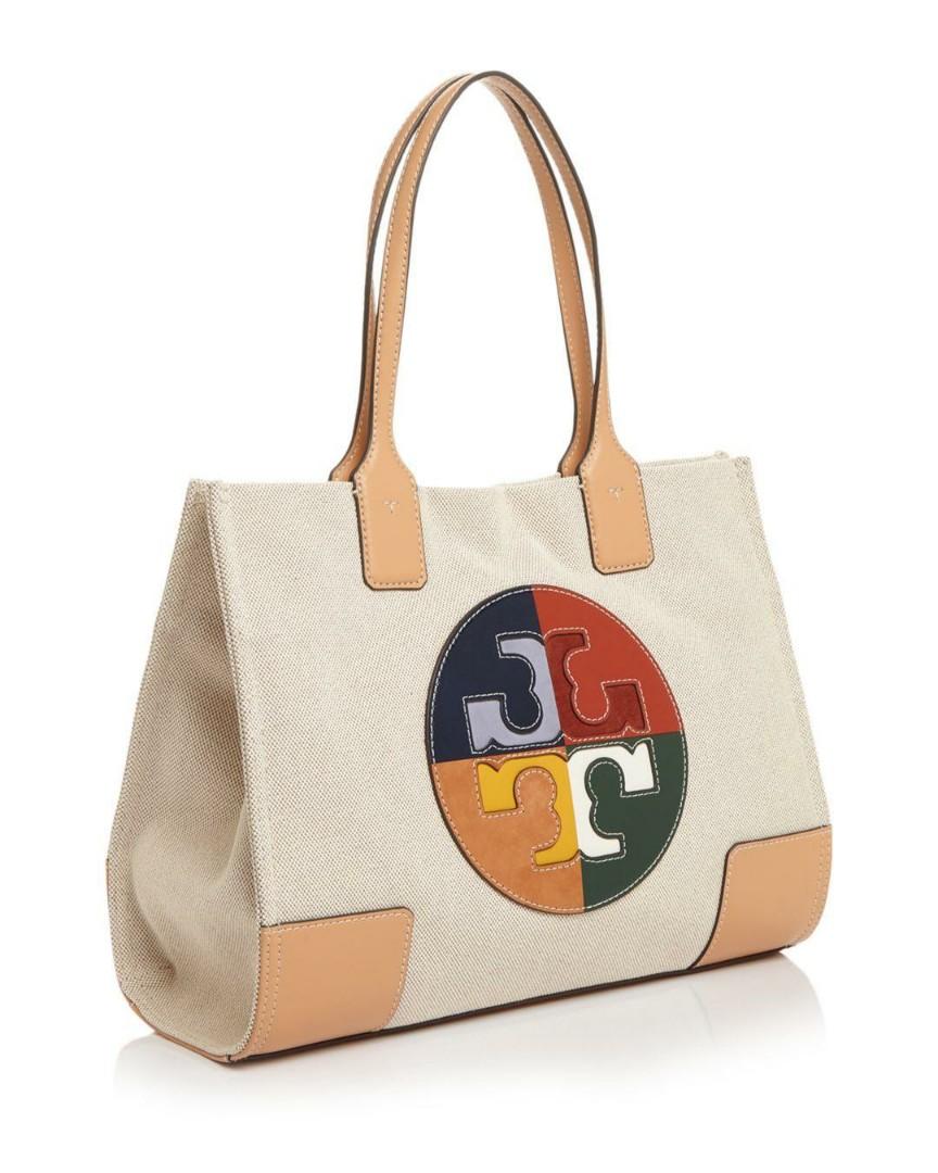 Ella color block clearance tote