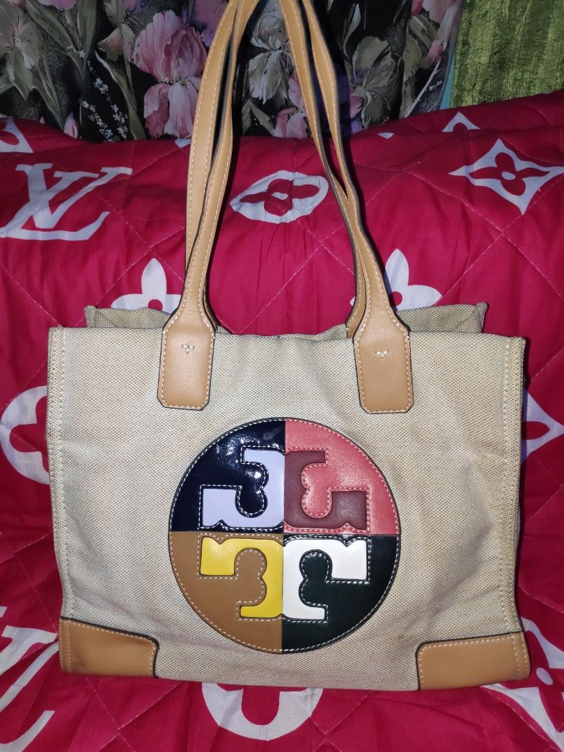 AUTH TORY BURCH ELLA COLOR BLOCK TOTE
