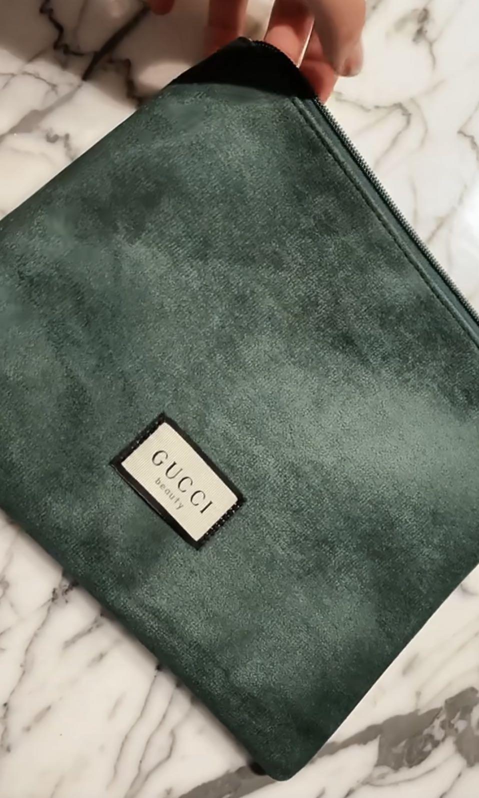 Gucci beauty cosmetic bag sale