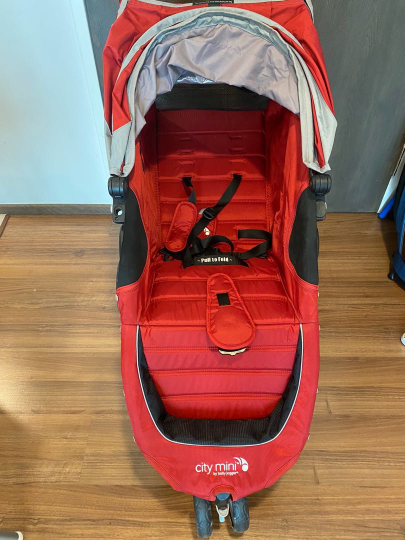 City mini stroller red hot sale