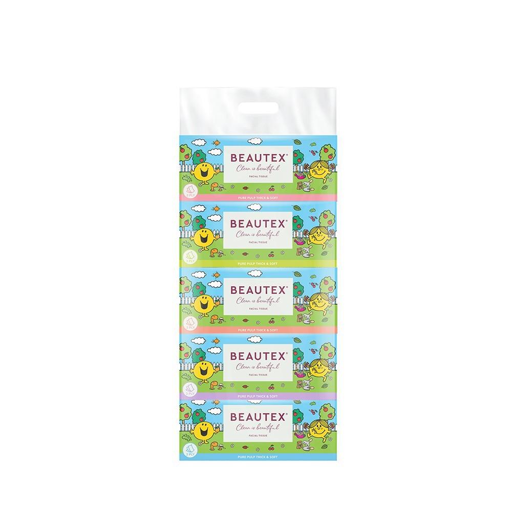 Beautex Facial Tissue Box Mr. Men Little Miss (3ply 16 Boxes x 100 ...