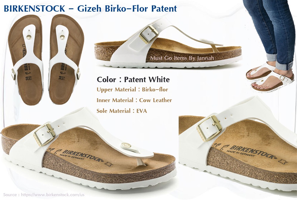 Birko flor patent white hotsell