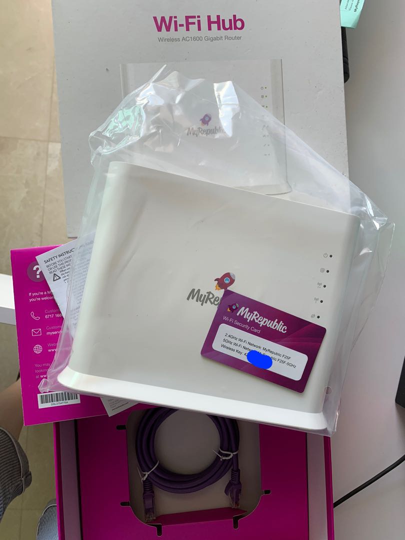 BNIB Wifi router MyRepublic AC1600, Computers & Tech, Parts ...