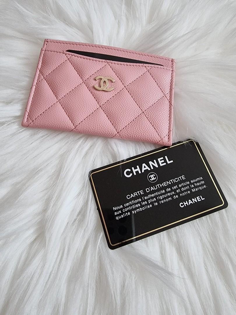 CHANEL, Accessories, Chanel Card Holder 22c Pink