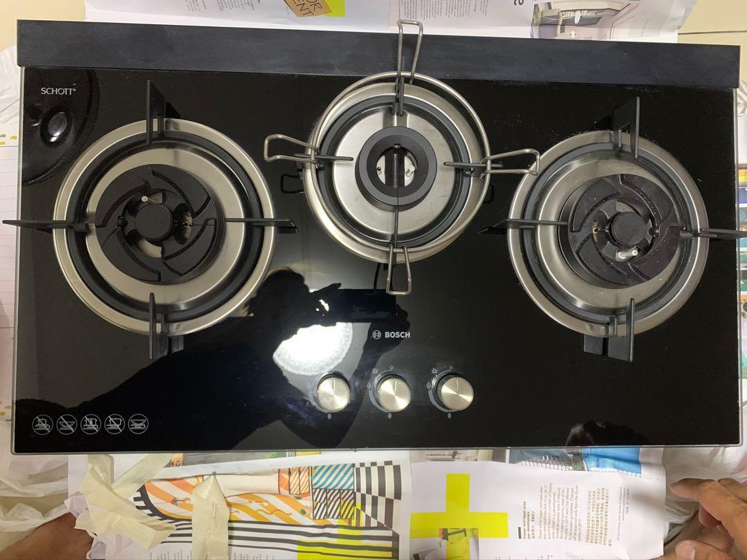 Bosch gas stove PBD7331SG, TV & Home Appliances, Kitchen Appliances