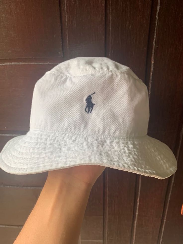 Bucket hat polo ralph lauren, Fesyen 