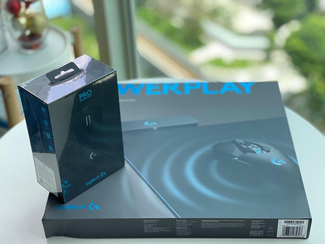 [Bundle Deal] Logitech Pro X Superlight with Logitech G PowerPlay (Category: Mouse & Mousepads) located in Manila. Submitted by omnidirectph (Listing ID 1134173707, Image 1). Description: 🔸Logitech Pro X Superlight 🔸Logitech G PowerPlay .