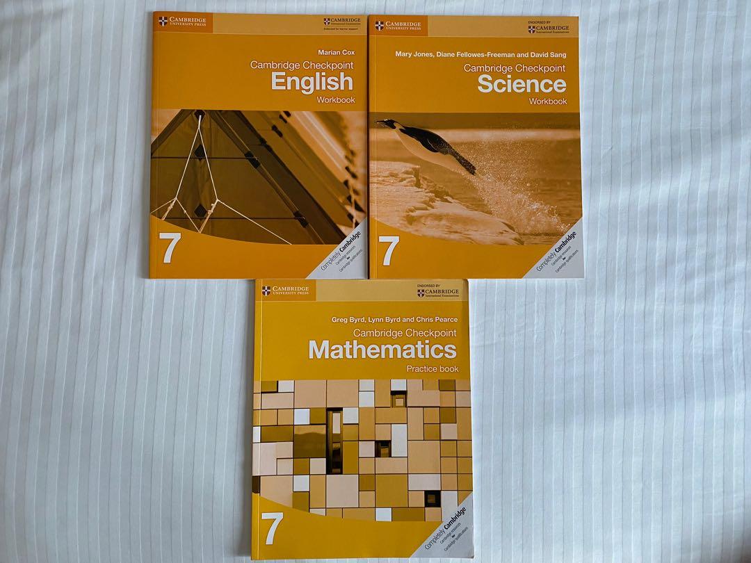 Cambridge workbooks for Grade 7 : Math, English & Science ...