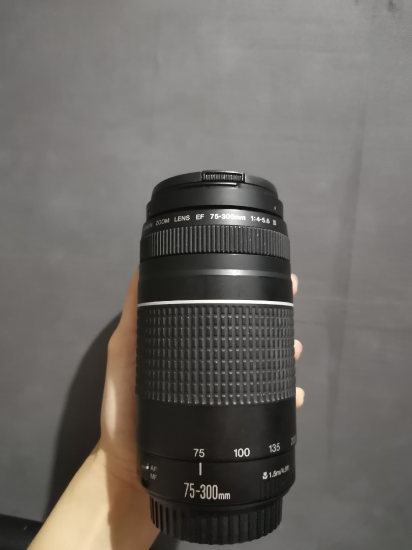 Canon 75 300 Mm Lens Photography Lens Kits On Carousell