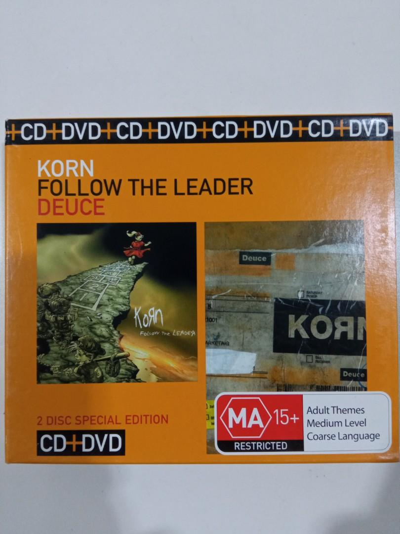 CD Korn - Follow the leader deuce (CD + DVD), Hobbies  Toys, Music   Media, CDs  DVDs on Carousell