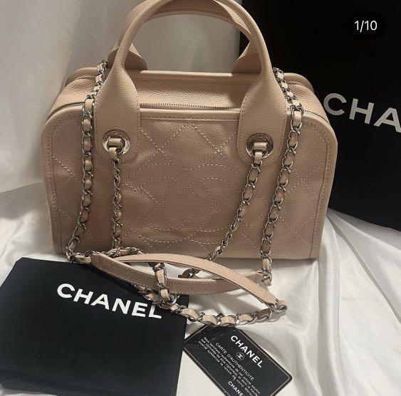 AUTHENTIC CHANEL DEAUVILLE LARGE CANVAS TOTE, Luxury, Bags & Wallets on  Carousell