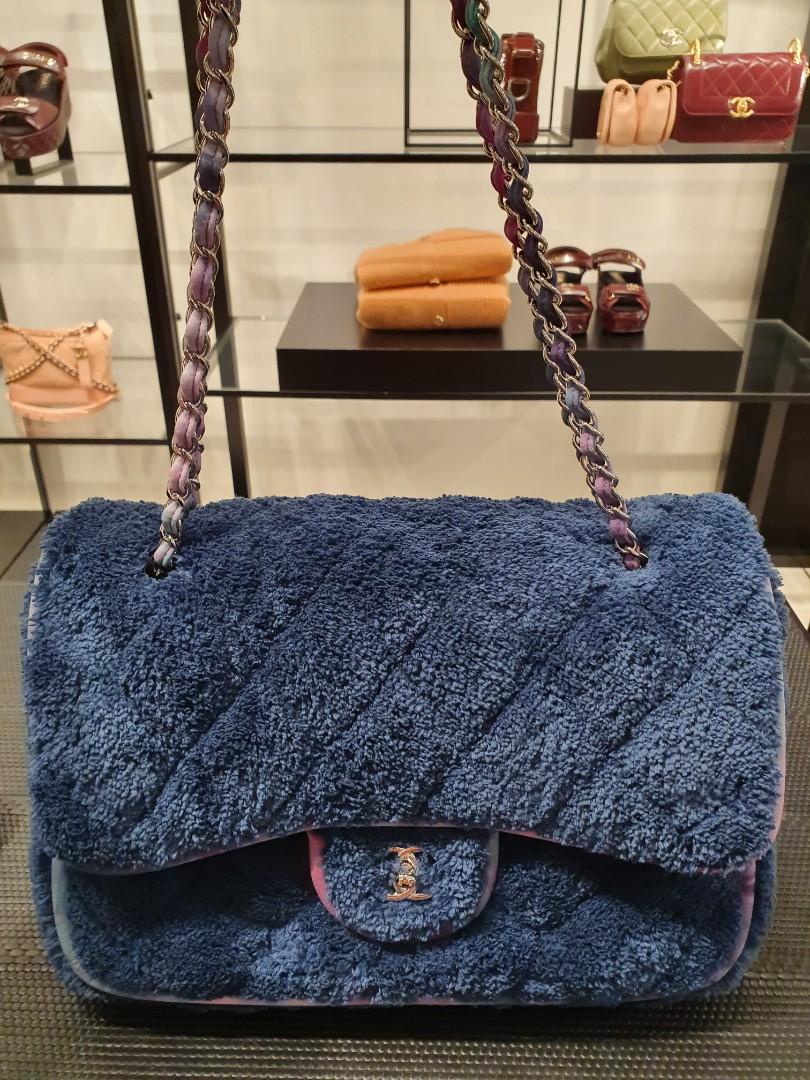 Chanel mixed sales fiber bag