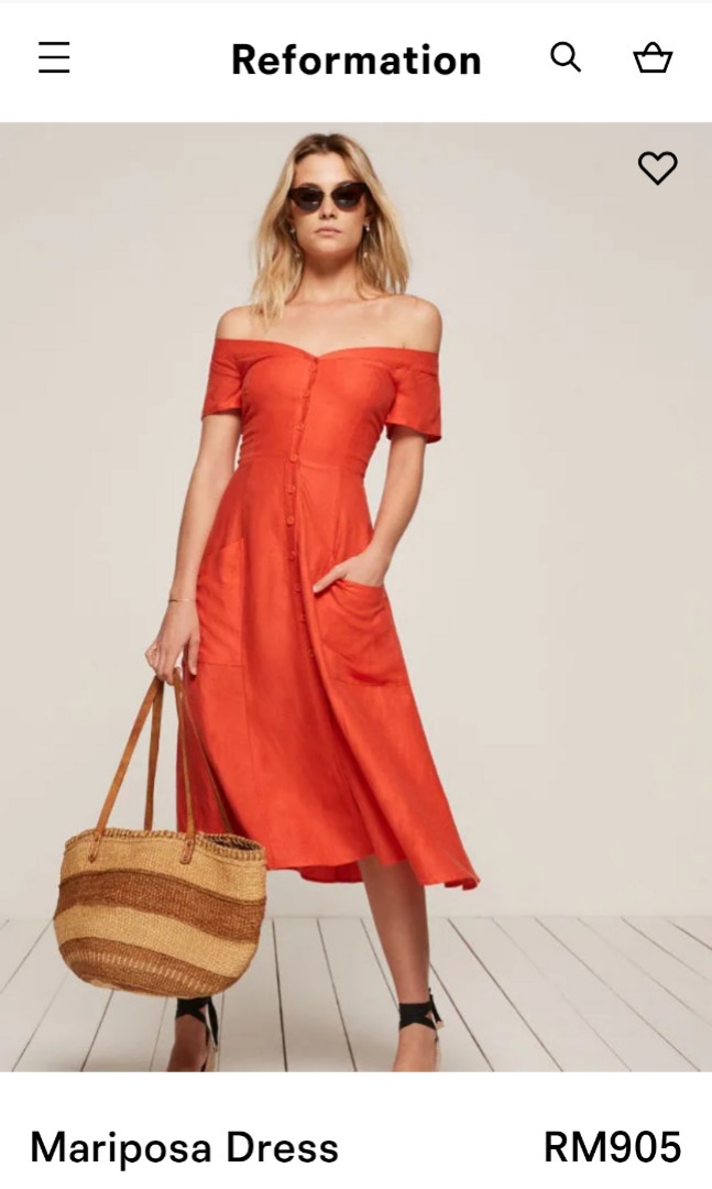 CNY Reformation Worn By Selena Gomez Dress Women s Fashion Dresses Sets Traditional Ethnic wear on Carousell