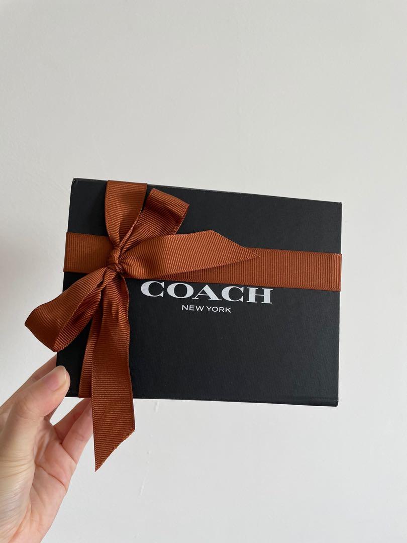 Coach bag online gift box