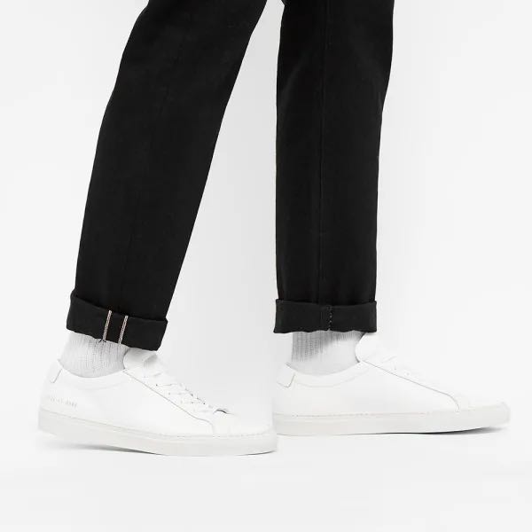 COMMON PROJECTS White Original Achilles Low Sneaker 小白鞋, 他的