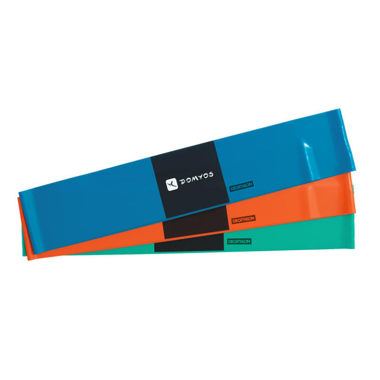 Decathlon Mini bands for Gym Pilates stretching sports exercise fitness yoga