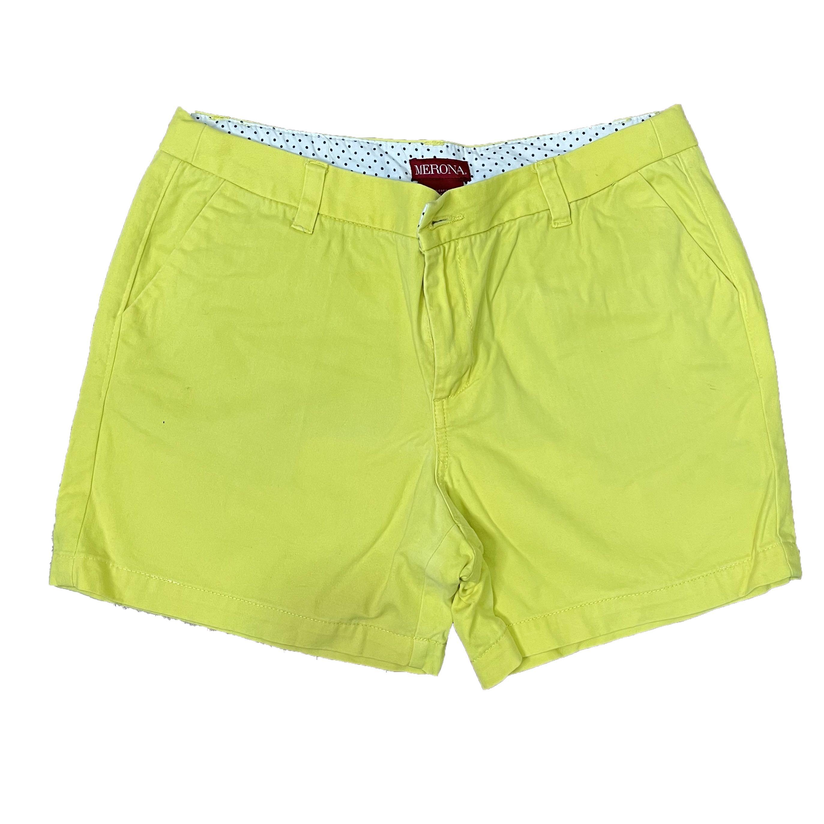 Yellow green shorts deals