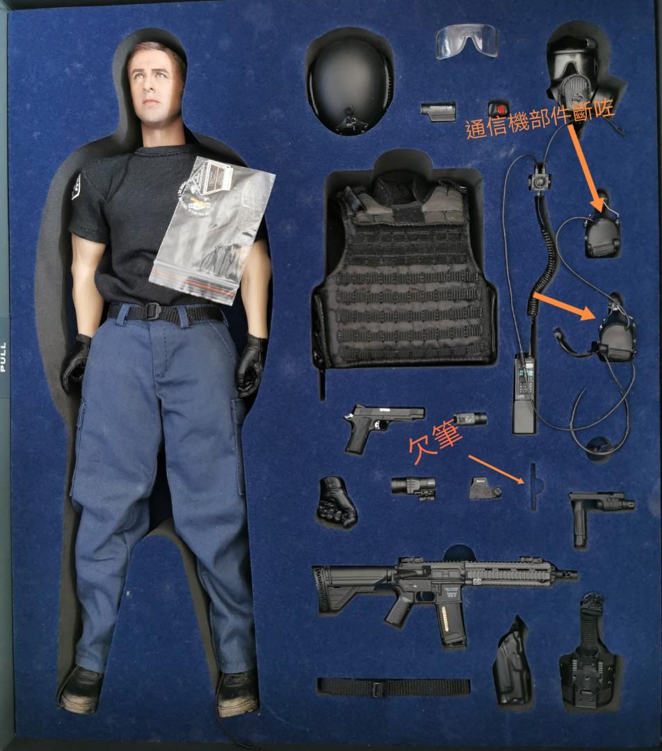 DID LAPD POLICE SWAT 1/6 ASSAULTER DRIVER ACTION FIGURE, 興趣及 