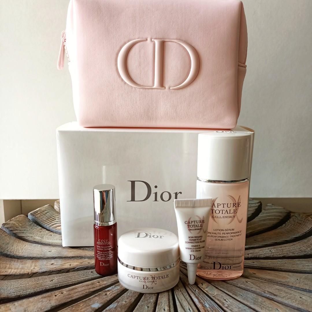 DIOR CAPTURE TOTAL C.E.L.L TRAVEL SET + FOC BEAUTY POUCH, Beauty