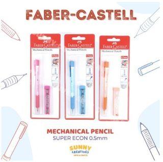 FABER-CASTELL Mechanical Pencil SUPER ECON with Leads 0.5mm 5310 Set (Blister)