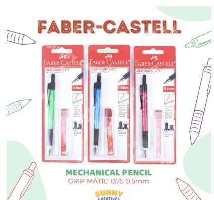 Green Faber Castell 0.5 mm 137563Grip Matic 1375 Mechanical Pencil 
