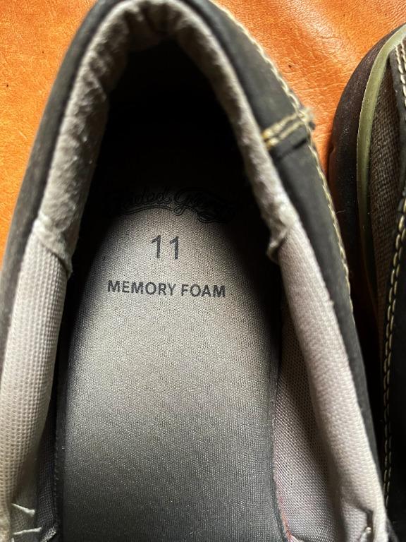 Faded Glory Memory Foam Slip-On Shoes for Men - Size 11, Men's Fashion,  Footwear, Casual Shoes on Carousell