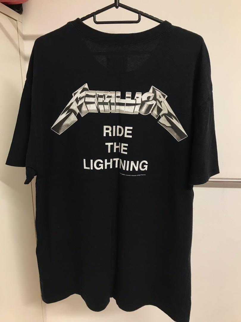 FOG Fear Of God Metallica Ride The Lightning Tee