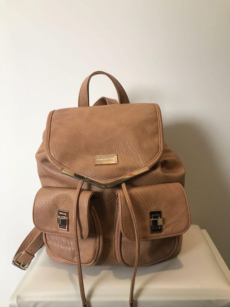 FOREVER NEW soft leather backpack Women s Fashion Bags Wallets