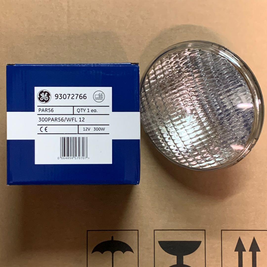 GE Par 56 300w 12v 300PAR56 WFL 水池膽燈膽, 傢俬＆家居, 燈飾及風扇