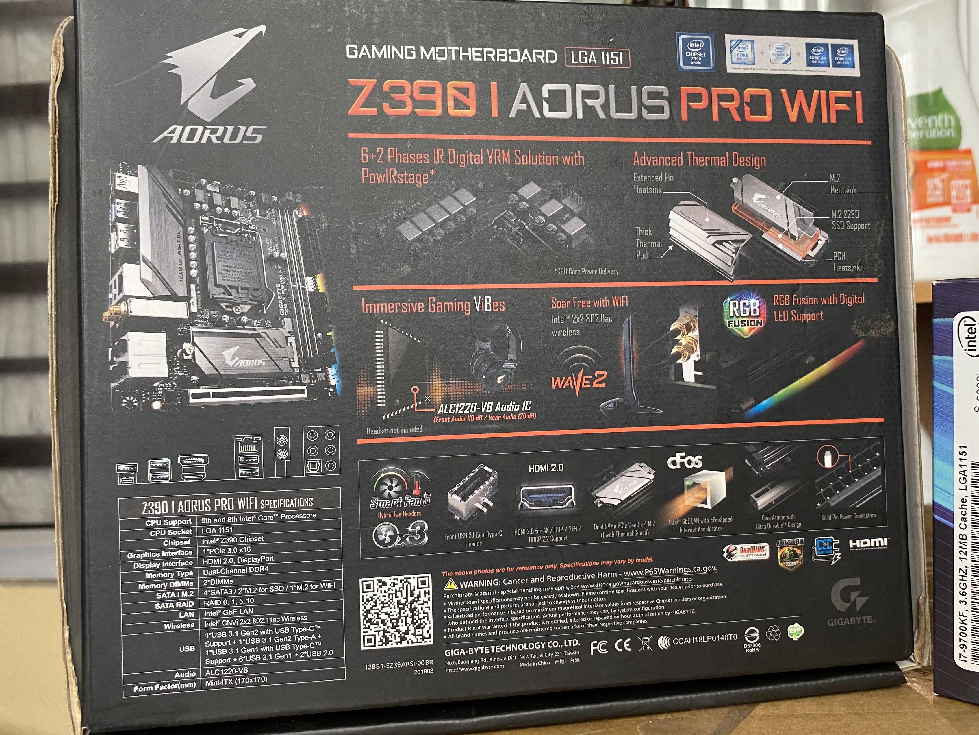 Aorus z390i shop