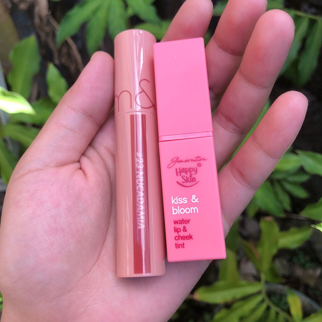 Happy Skin Kiss & Bloom Tint (Prim) + Romand Juicy Lasting Tint