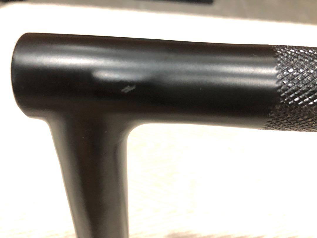 chizeled satin black handlebar