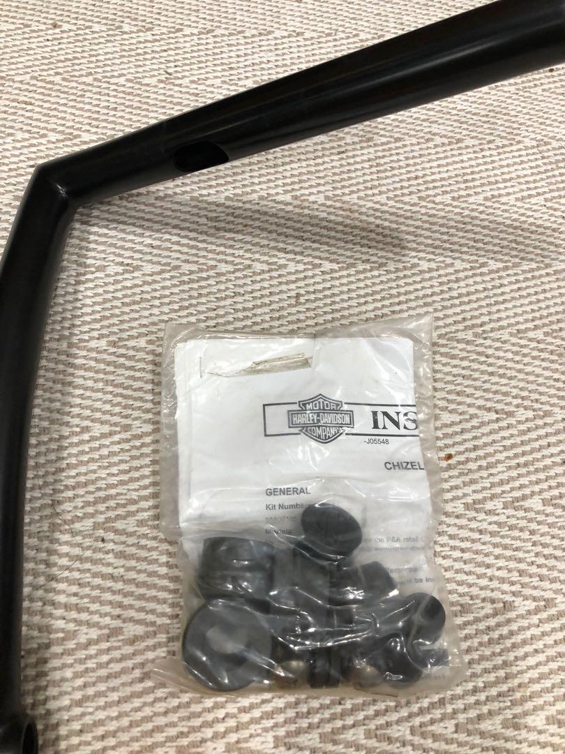 chizeled satin black handlebar