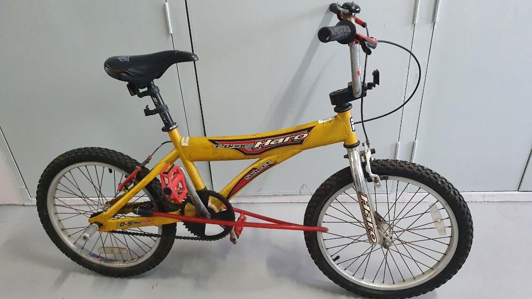 Yellow online haro bmx