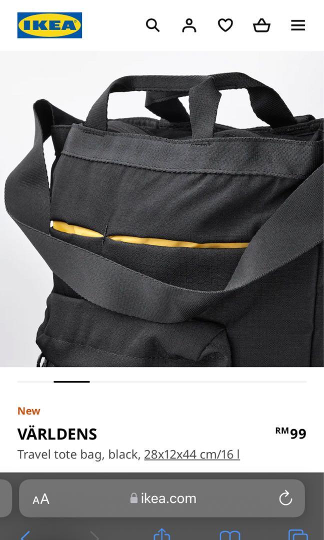 IKEA Backpack Varldens, Men's Fashion, Bags, Backpacks on Carousell