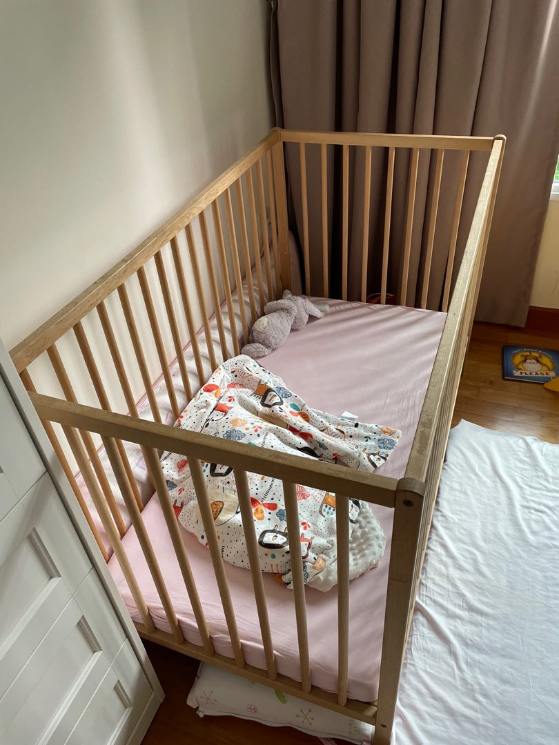 ikea cot teething rail