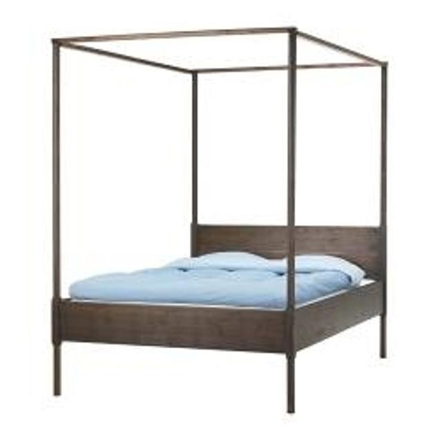 Ikea Edland 4 poster queen bed frame, Furniture & Home Living