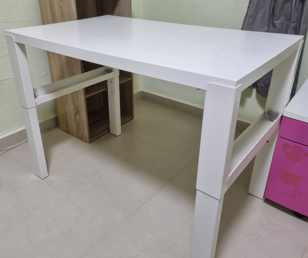 Ikea Study Desk & Shelf, Furniture & Home Living, Furniture, Tables