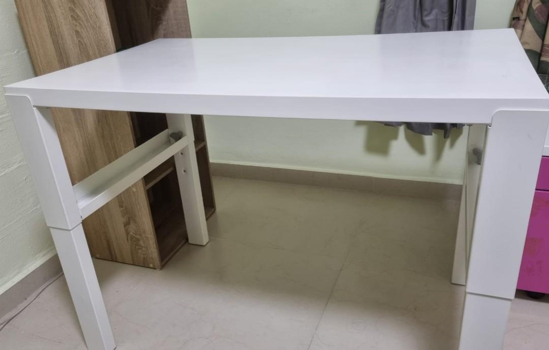 Ikea Study Desk & Shelf, Furniture & Home Living, Furniture, Tables