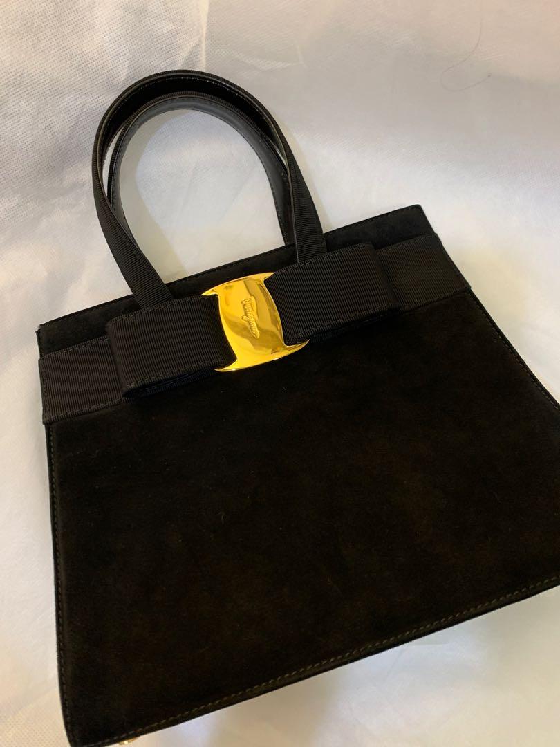 Japan Salvatore Ferragamo Vintage Vara Bow Bag