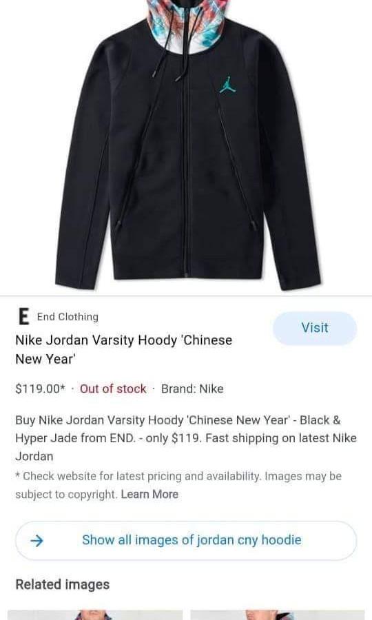 chinese new year jordan hoodie