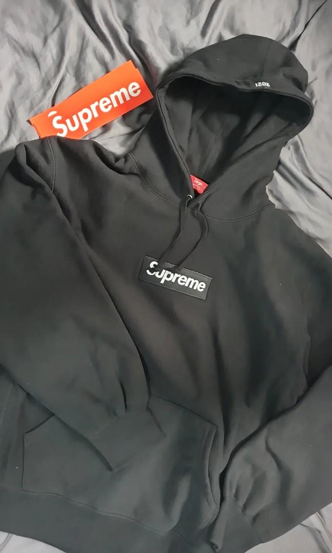 Supreme Box Logo Hooded Sweatshirt Black Men's - FW16 - US