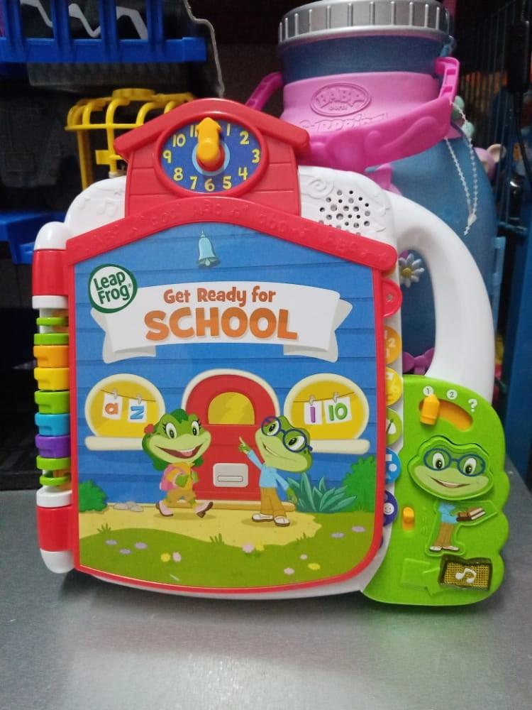 Leapfrog Tad S Get Ready For School Book Leap Frog Learning Read Babies Kids Toys Walkers On Carousell