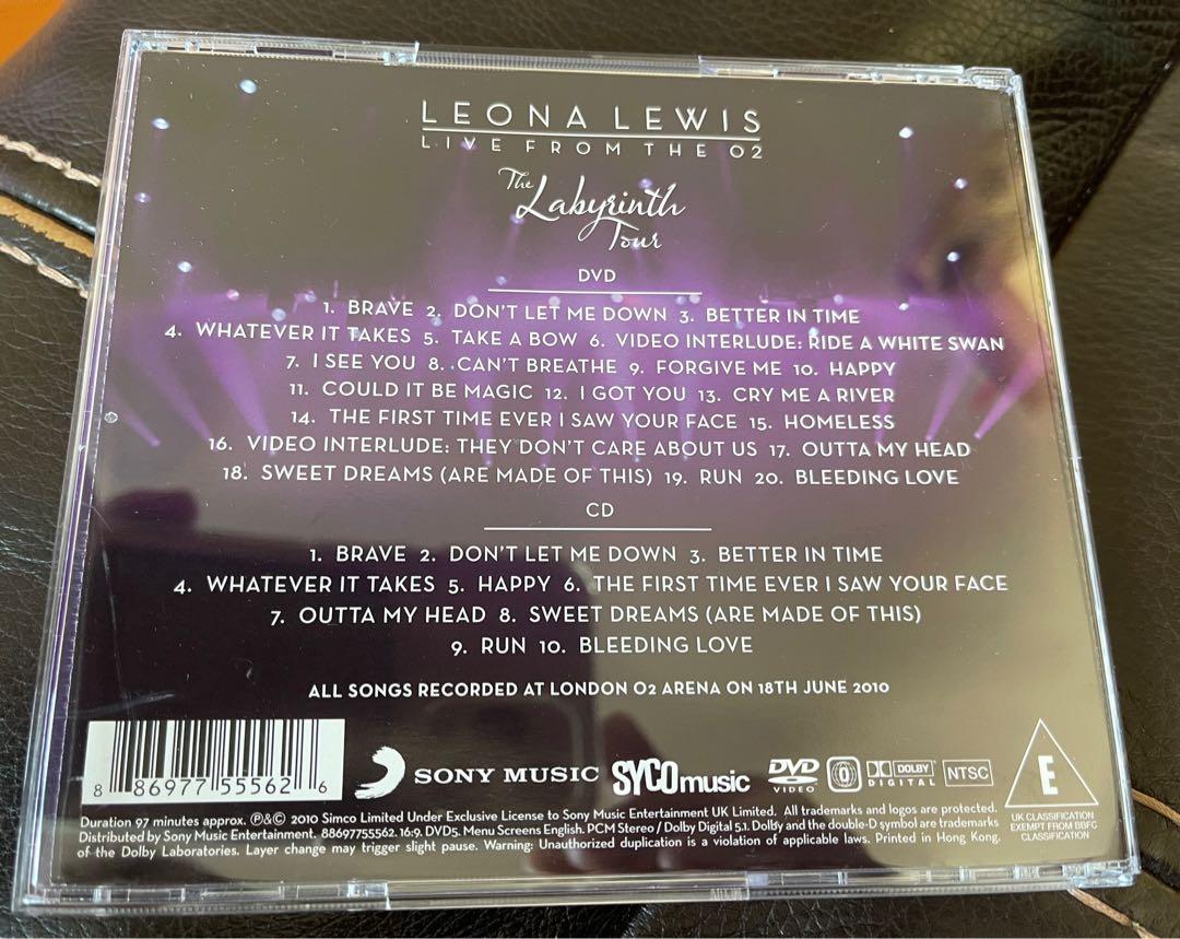 Leona Lewis The Labyrinth Tour - Live From The O2 (DVD+CD) 香港版