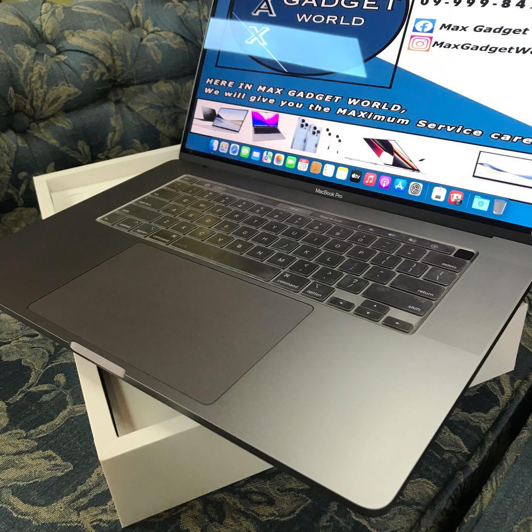 Macbook Pro 16” 2019 (Category: Laptops & Notebooks) located in Manila. Submitted by pagemaxgadgetworld (Listing ID 1134259259, Image 3). Description: Macbook Pro 16” 2019 Price 83,490 Quick Specs - 2.3 Ghz 8-Core Intel Core i9 - 16 GB RAM 2667 MHz DDR4 - 1TB SSD FLASH STORAGE - Graphics intel UHD Graphics 630 1536 MB - AMD RADEON Pro 5500m 4gb Ram - macOS Monterey - 16-inch (3072 x 1920) - Smooth 99% We are selling Secondhand and Brandnew Gadget