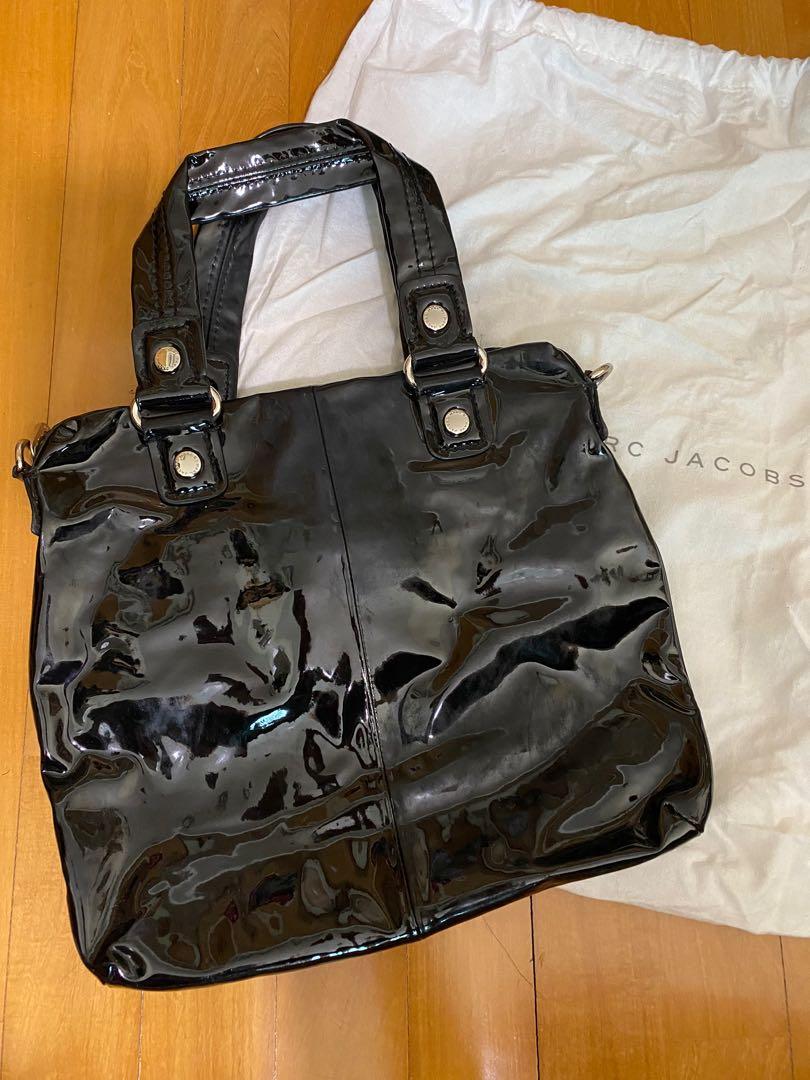 Marc jacobs patent leather handbags hot sale