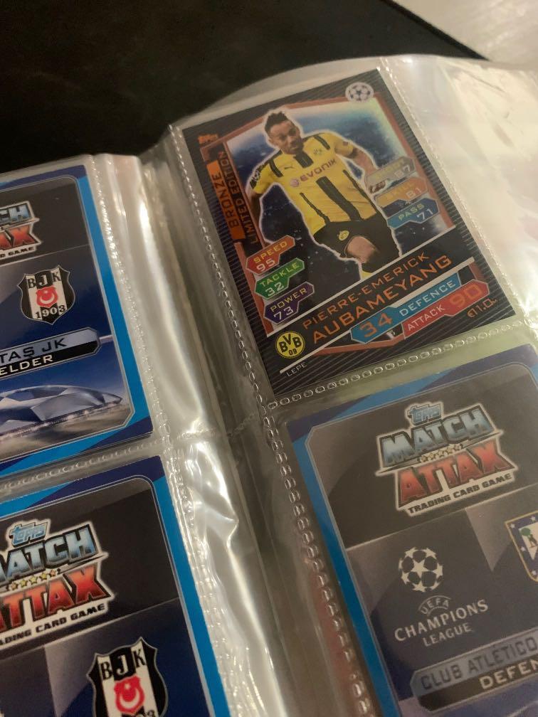 Match Attax 2016/2017 champions league binder with cards, Hobbies