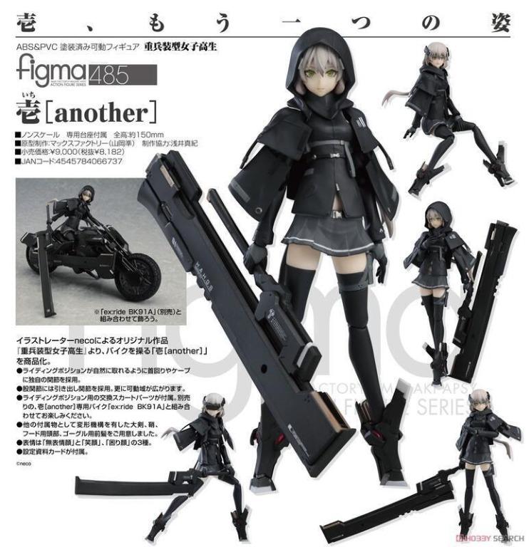figma 重兵装型女子高生 壱[another]/ex:ride BK91A - フィギュア