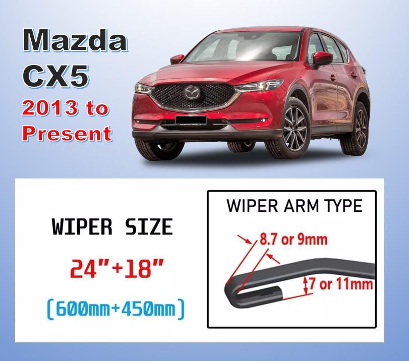 Mazda CX5 CX5 Front Windscreen Windshield Wipers Wiper Blade Car 25