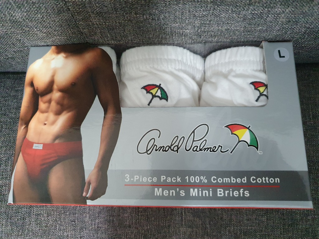 Men's White Underwear [Arnold Palmer], Men's Fashion, Bottoms, New